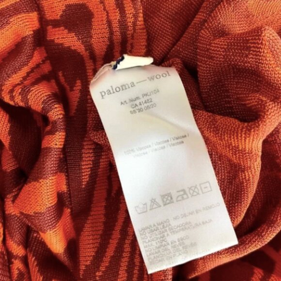 Paloma wool Claudia terracotta swirl pants - Picture 3 of 5